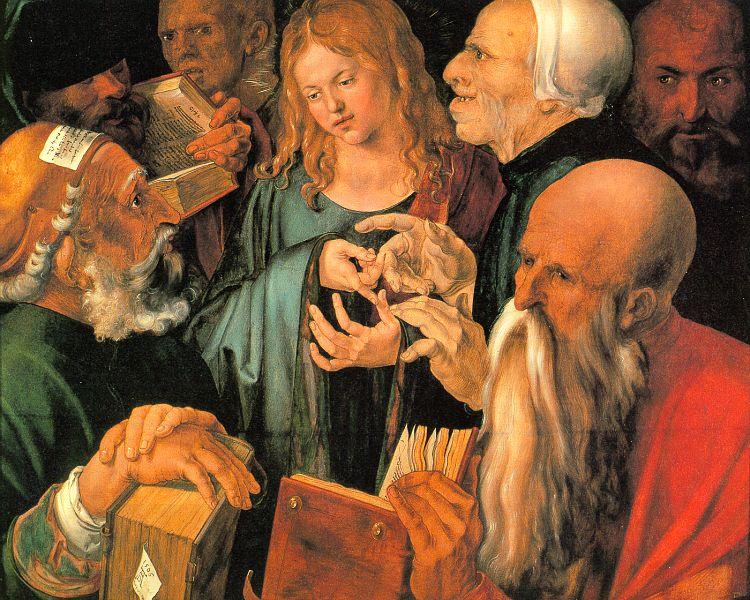 Albrecht Durer Christ Among the Doctors China oil painting art